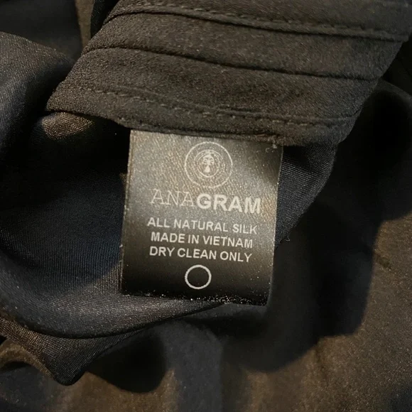 Anagram by Gary Graham, 100% Silk Dress, Size 10 - Picture 12 of 13